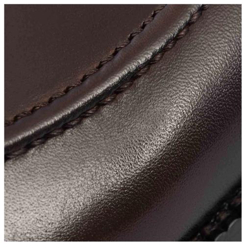 Cloewood Men's Full Grain Leather Tassel Loafers - Brown
