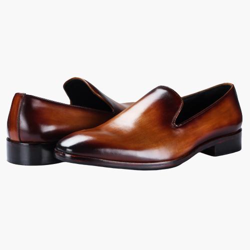 Cloewood Men's Venetian Loafers Shoes - Tan