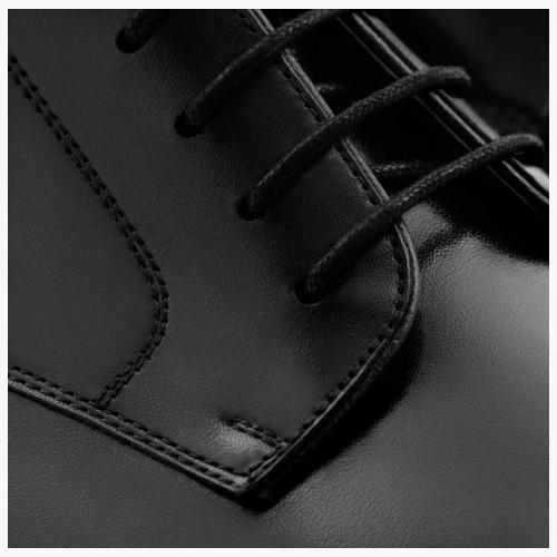 Cloewood Men's Leather Derby Shoes - Black