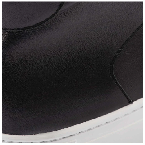Cloewood Men's High Street Leather Sneaker - Black & White