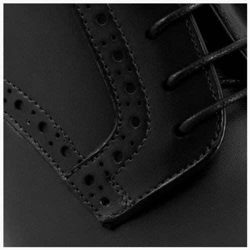 Cloewood Men's Brogue Derby Shoes - Black