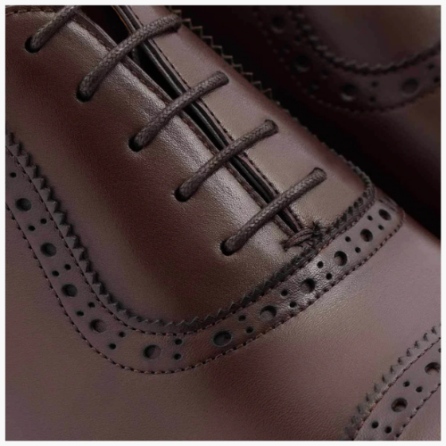 Cloewood Men's Brogue Captoe Oxford Shoes - Brown