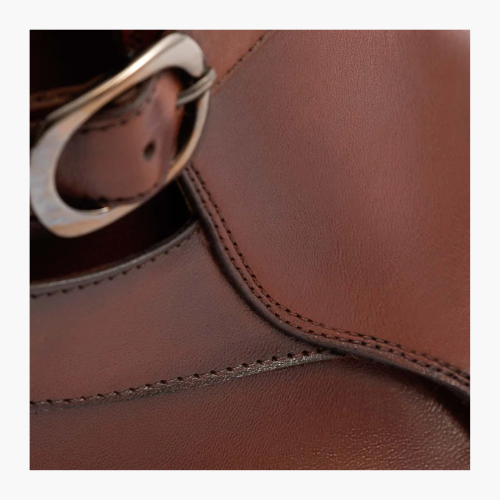 Cloewood Men's Full-Grain Leather Big & Wide Jodhpur Boots - Oak