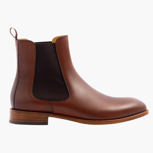 Cloewood Men's Leather Chelsea Boots