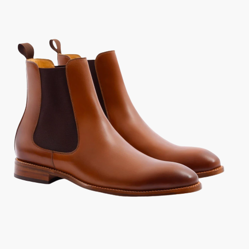 Cloewood Men's Leather Chelsea Boots