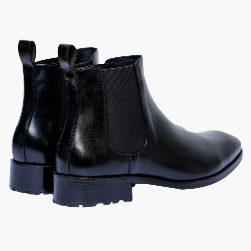 Cloewood Men's Leather Chelsea Boots - Black