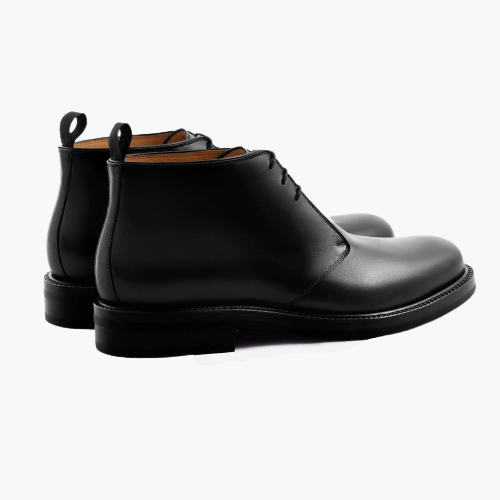 Cloewood Men's Leather Chukka Boots - Black