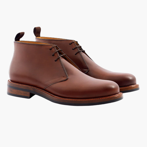 Cloewood Men's Leather Chukka Boots - Oak