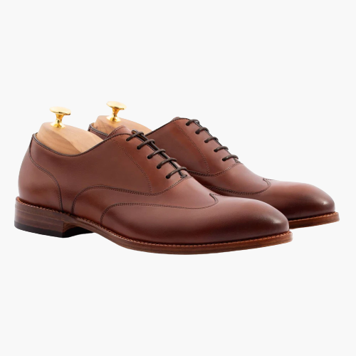 Cloewood Men's Wright Wingtip Oxford Shoes - Oak